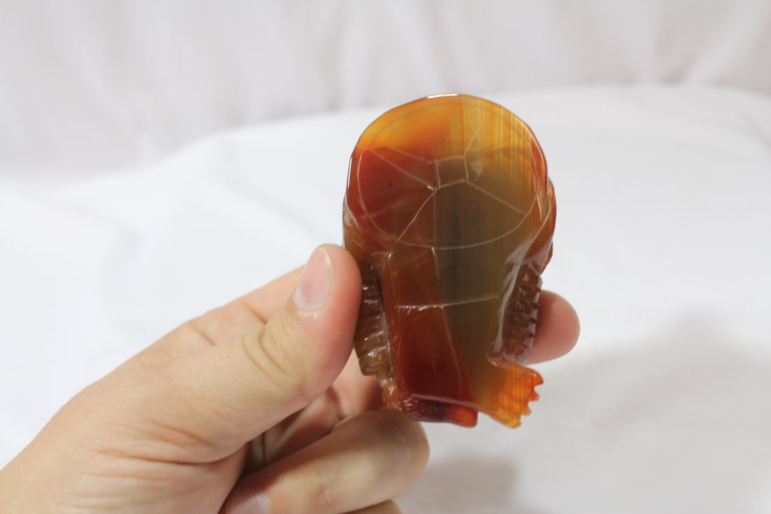 An Agate or Other Stone Chinese Toad - 6