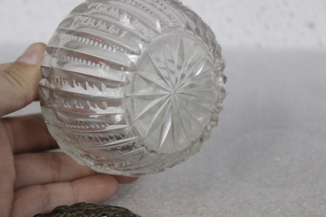 A Sterling Silver Art Nuveau Jar - 4