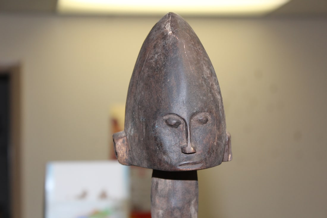 African Wooden Female Figurine - 2