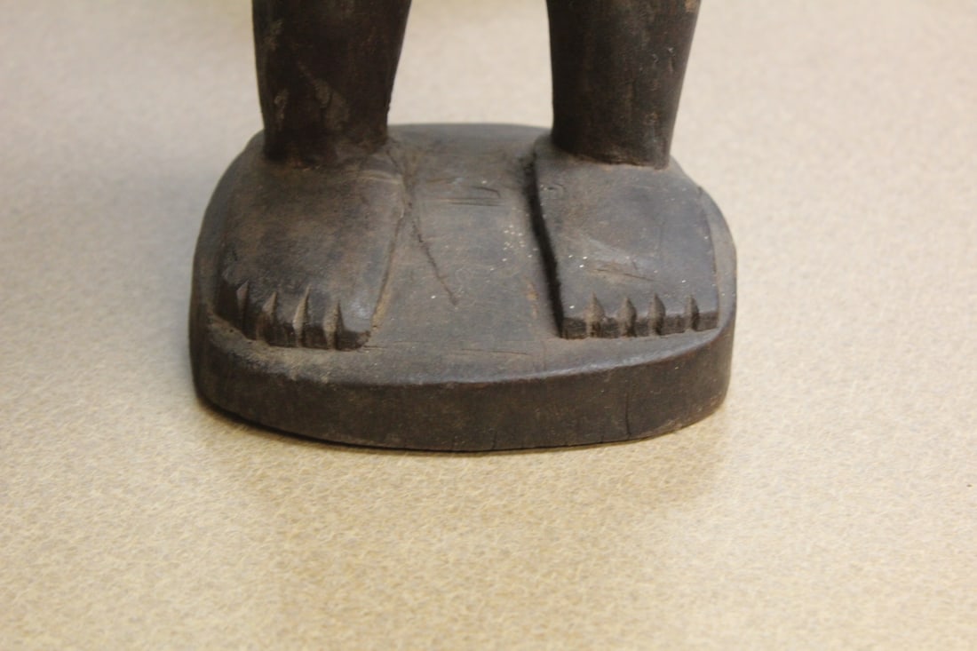African Wooden Female Figurine - 5