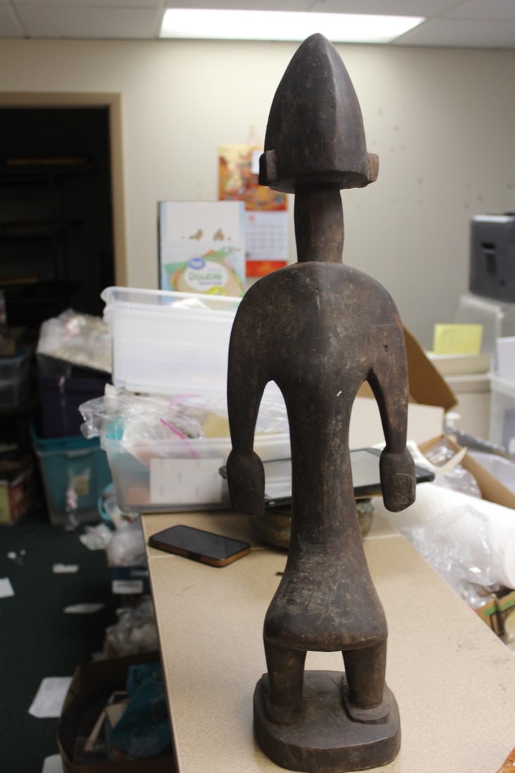 African Wooden Female Figurine - 7
