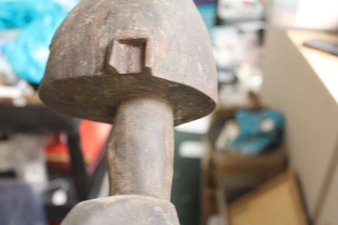 African Wooden Female Figurine - 8