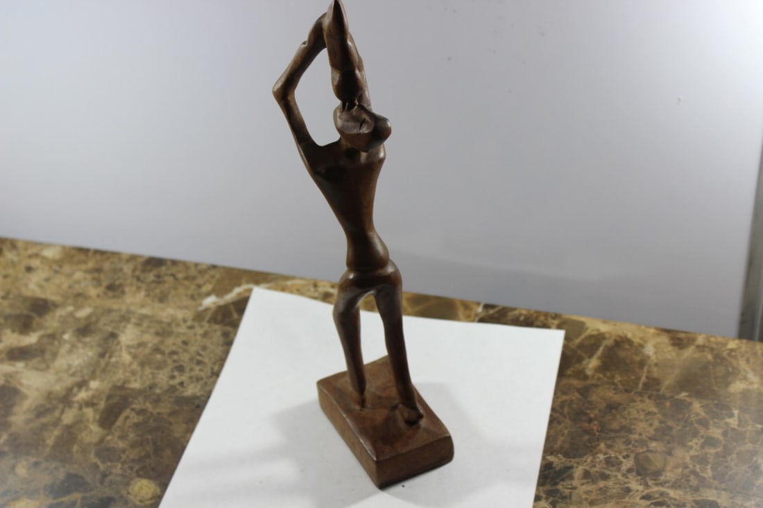 A Wooden African Figure - 3