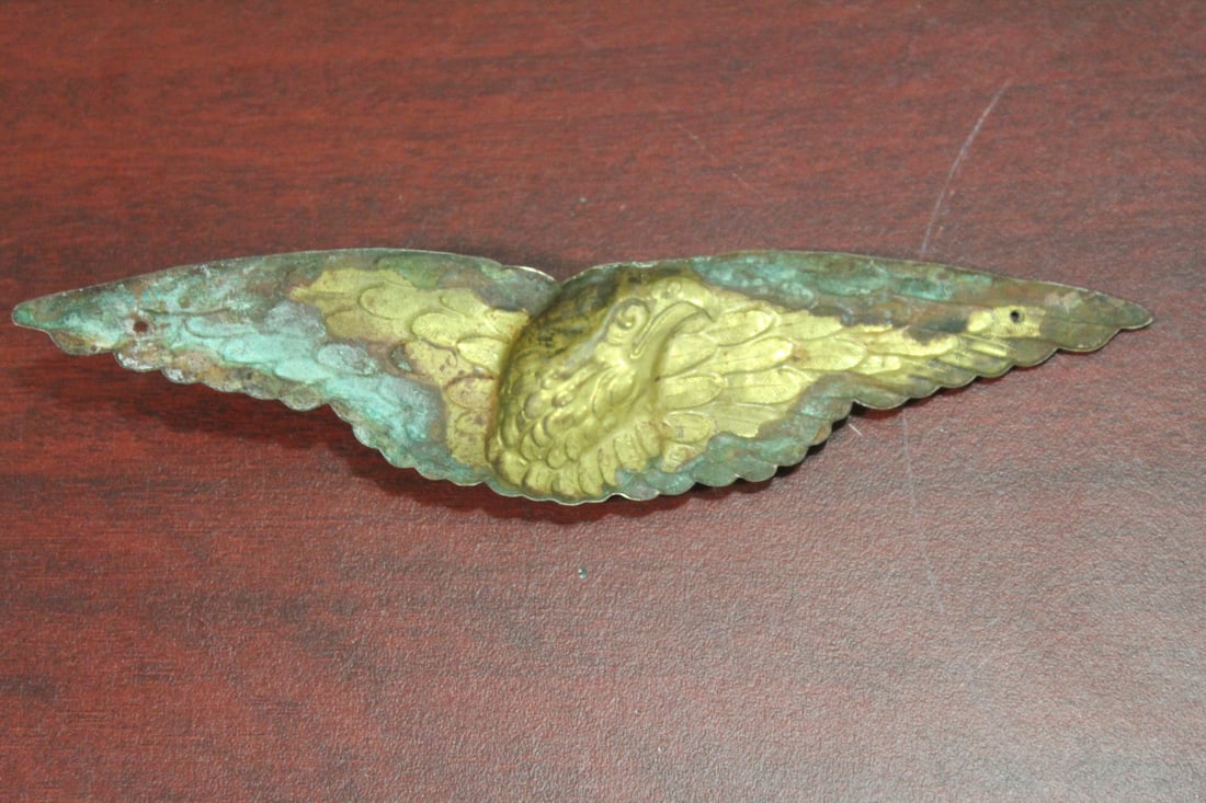 A Vintage Eagle Metal Plate - 2