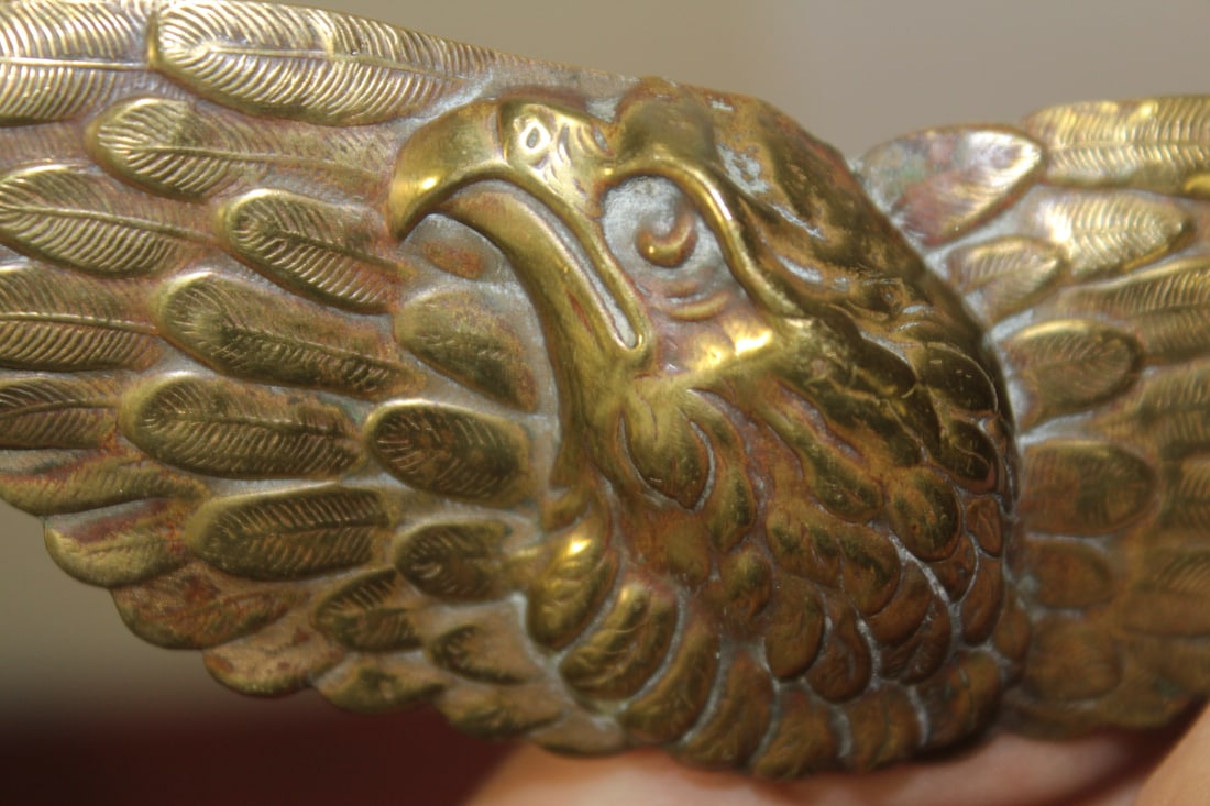 A Vintage Eagle Metal Plate - 3