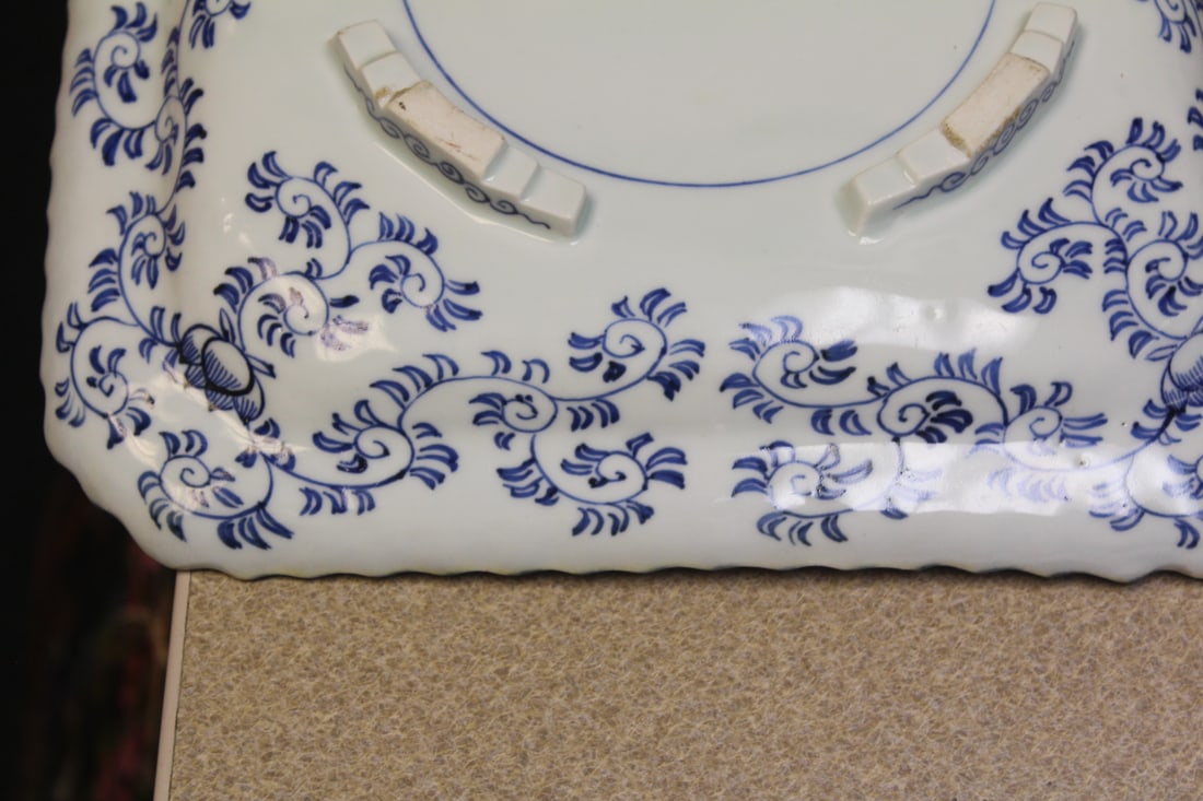 Japanese Imari? Square Plate - 7