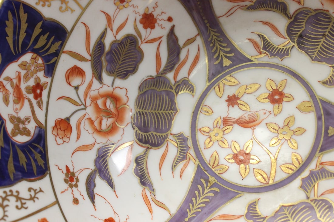 A Large Porcelain Center Bowl - 5