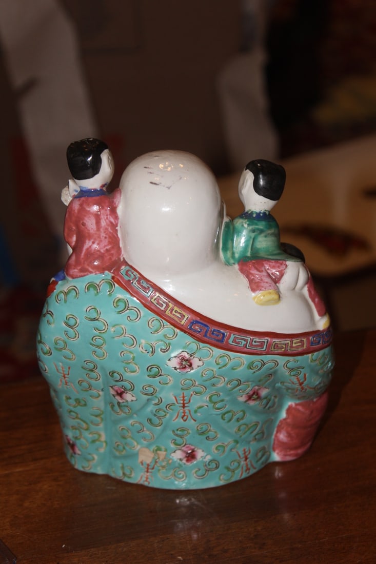 Ceramic Buddha with Children - 2