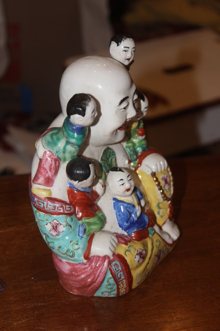 Ceramic Buddha with Children - 3