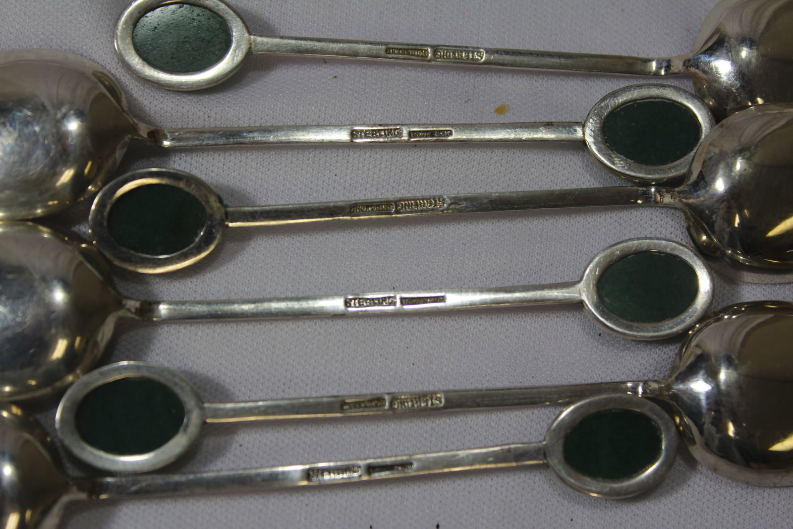 Set of 6 Sterling Spoons - 2