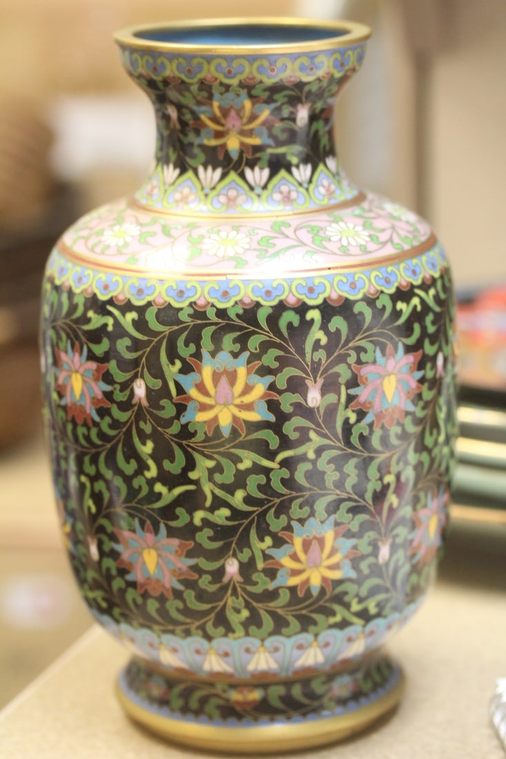 Chinese Cloisonne Vase - 3