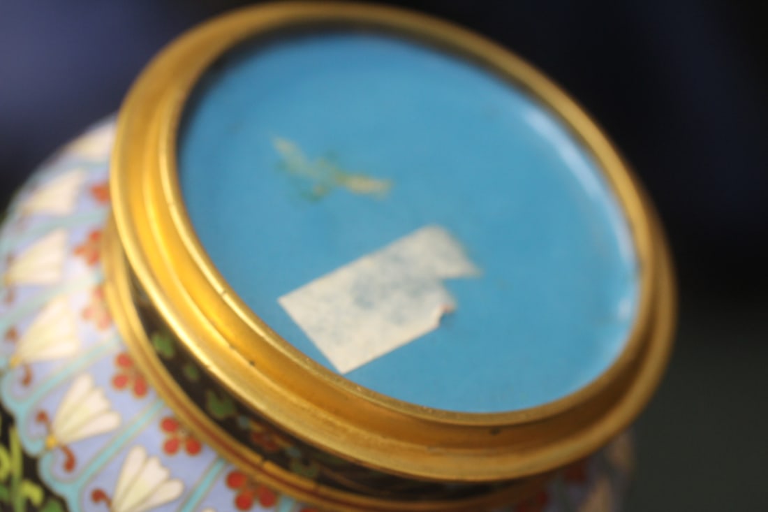 Chinese Cloisonne Vase - 7
