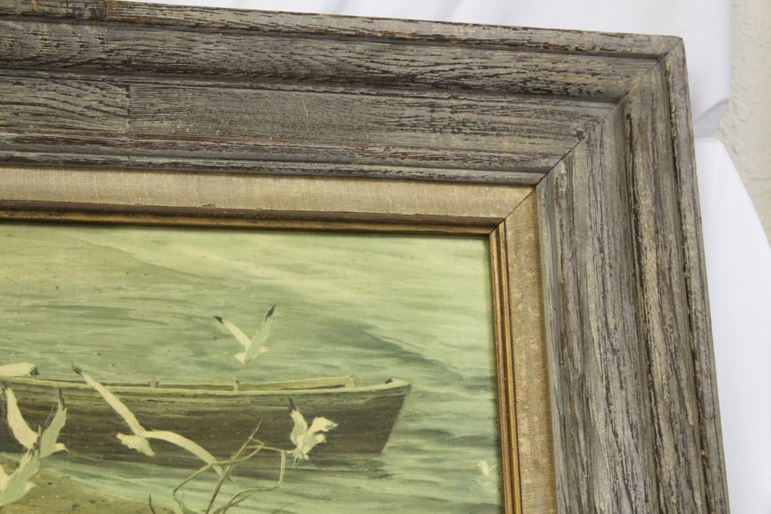 A Signed Oil on Canvas - 3