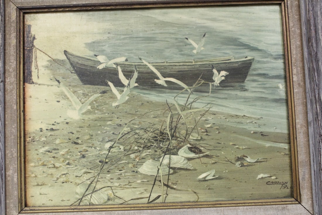 A Signed Oil on Canvas - 8
