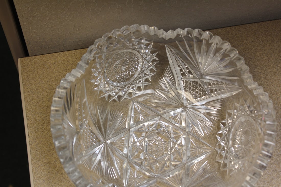 Cut Glass Bowl - 2
