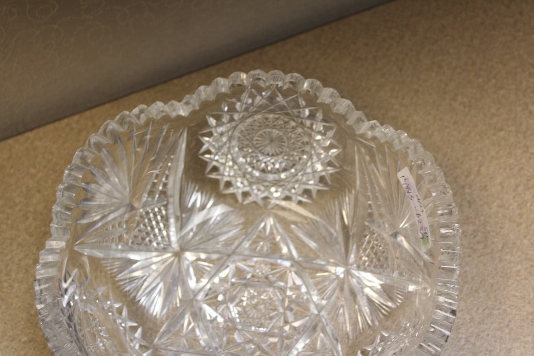Cut Glass Bowl - 4