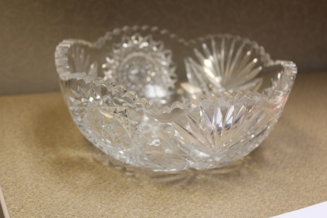 Cut Glass Bowl - 6