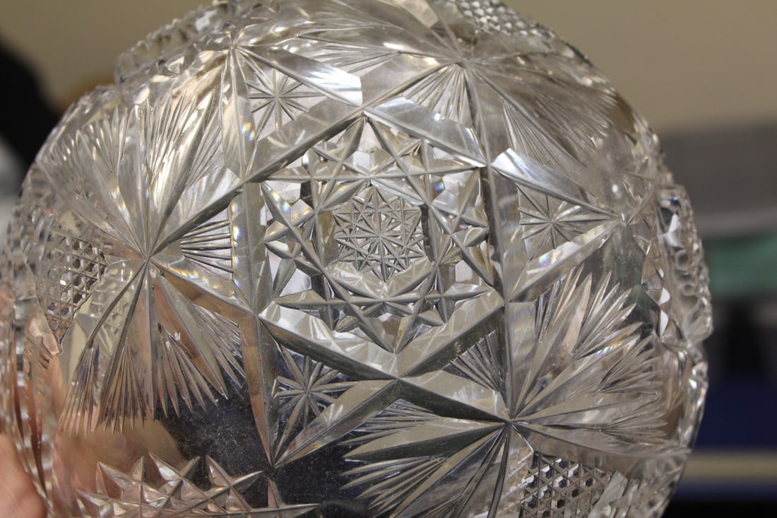 Cut Glass Bowl - 7