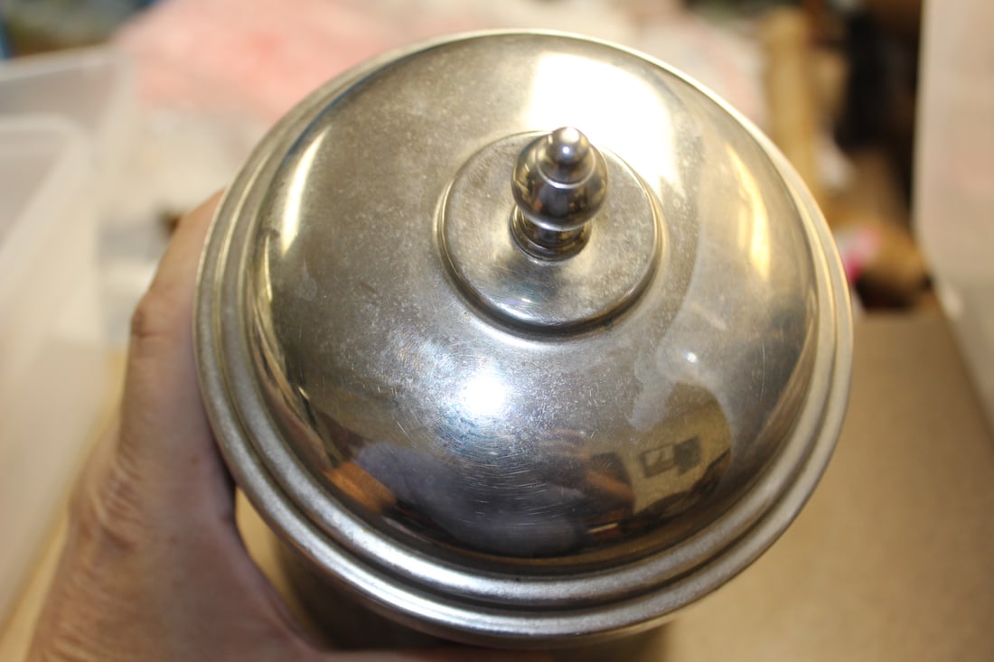 Michael Aram Waterford Metal Container - 4