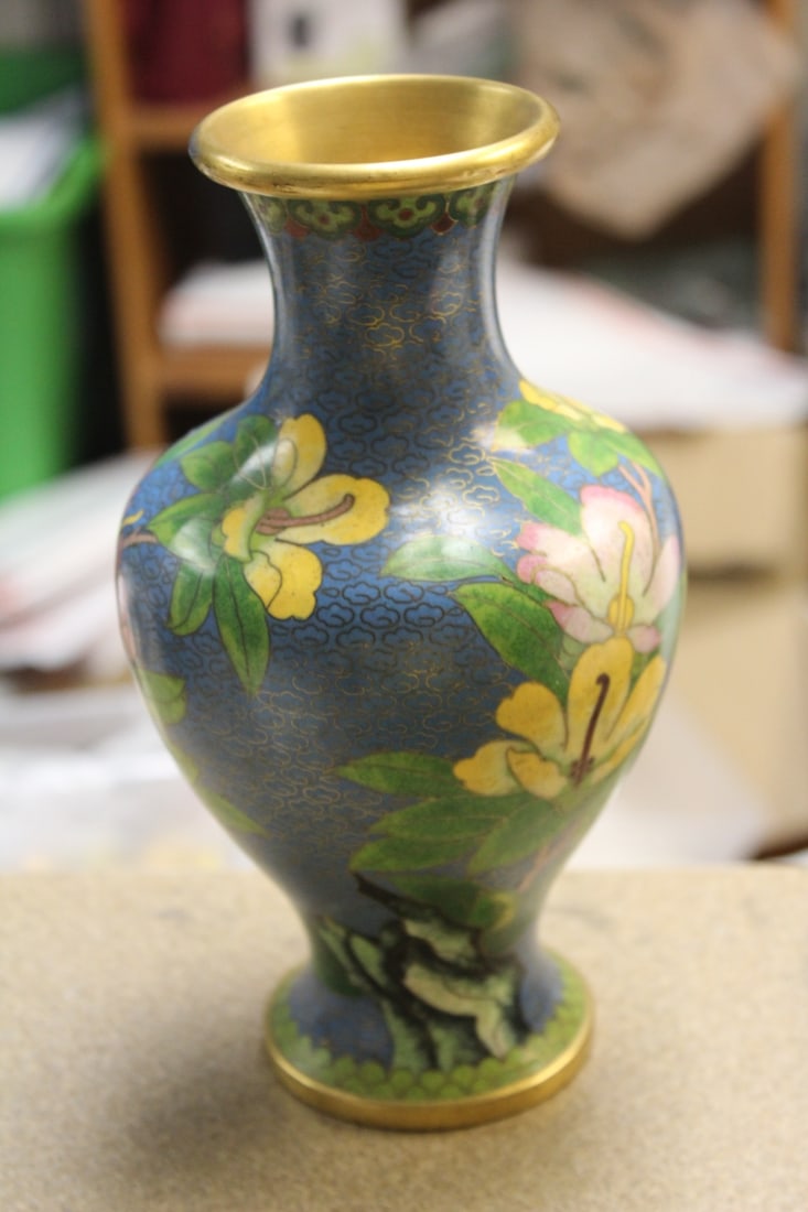 Chinese Cloisonne Vase - 3
