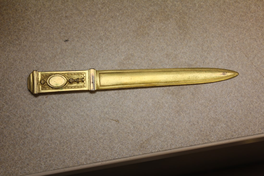 Tiffany and Company Gold Gilted Bronze Letter Opener - 2