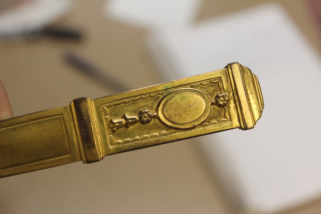 Tiffany and Company Gold Gilted Bronze Letter Opener - 3