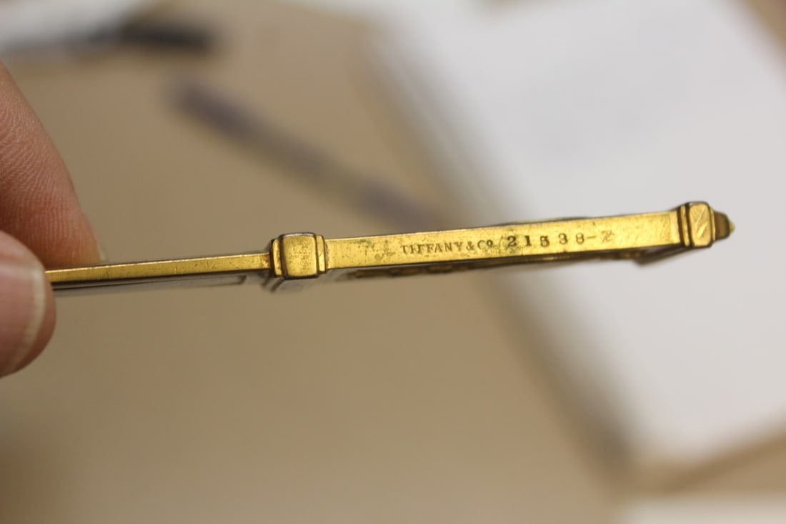 Tiffany and Company Gold Gilted Bronze Letter Opener - 4