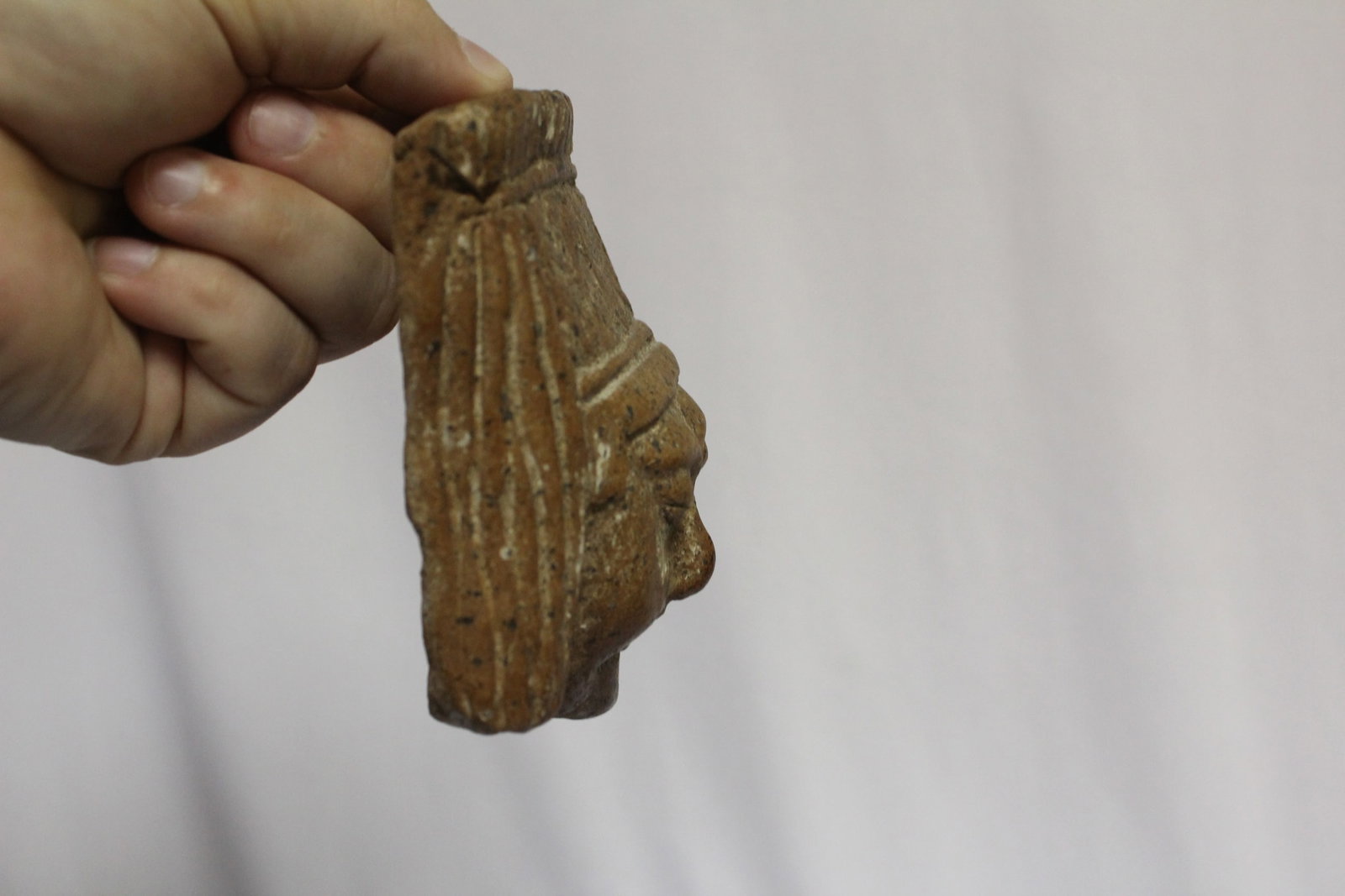A Vintage Clay/Pottery Wall Hanger Mask - 3