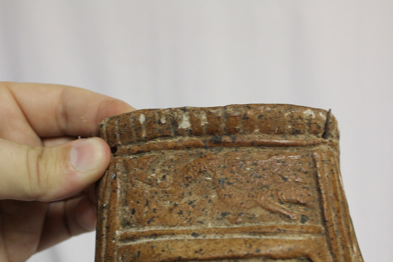 A Vintage Clay/Pottery Wall Hanger Mask - 4