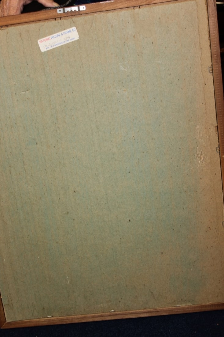 A Charcol / Pastel On Paper - Midcentury - 7