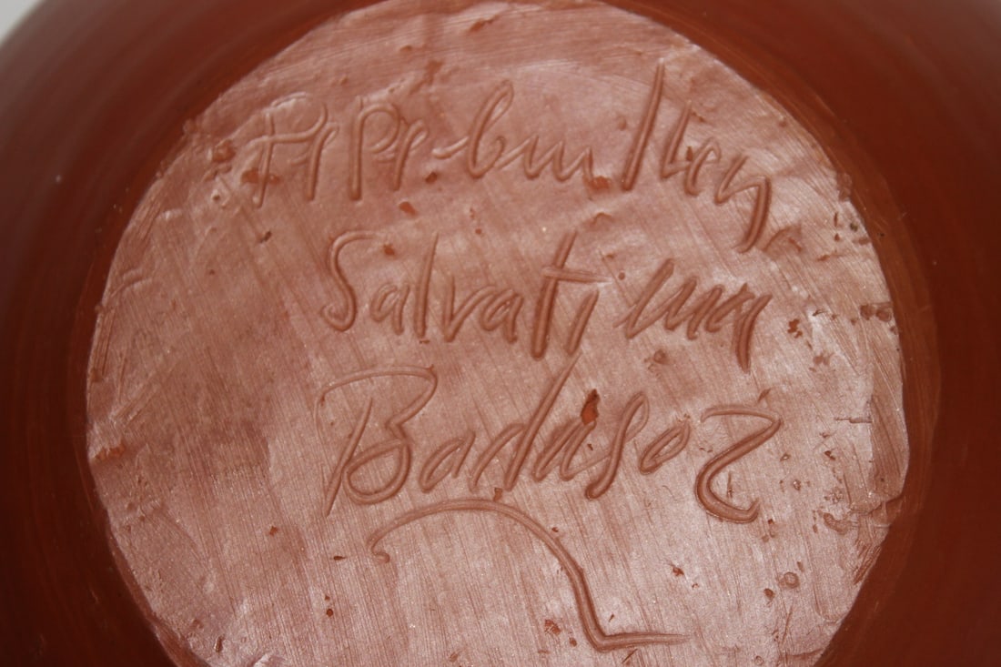 A Hand Signed Pottery Vessel - 5