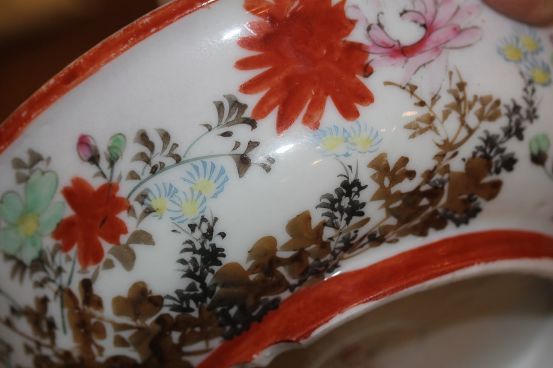 Antique Japanese Glass Bowl - 6