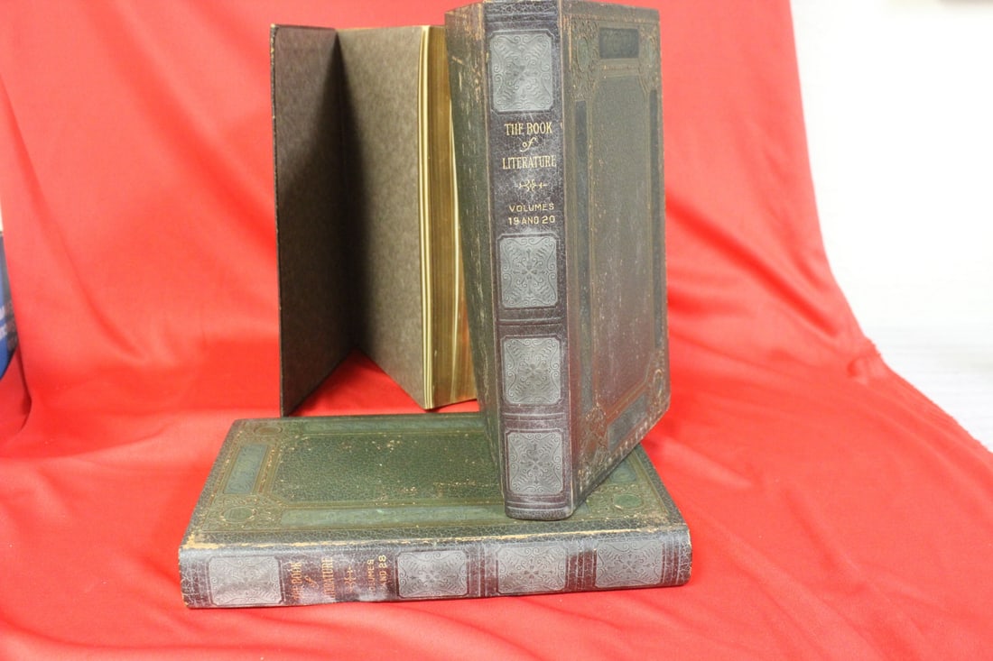Lot Of 3 Old Books: As shown on photos