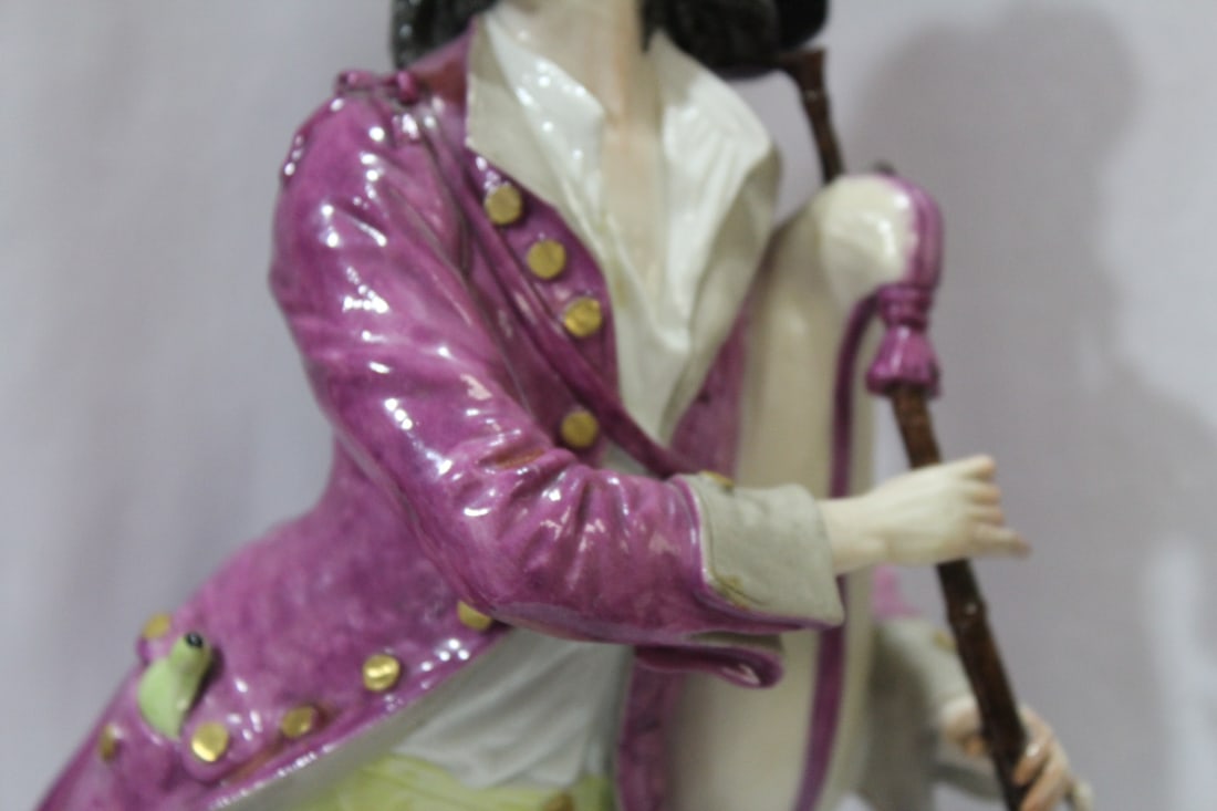 A German Meissen Porcelain Musician - 3