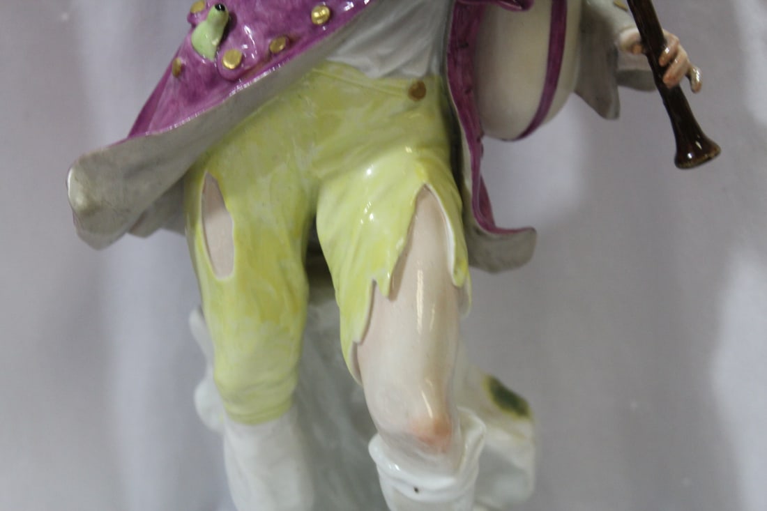 A German Meissen Porcelain Musician - 4
