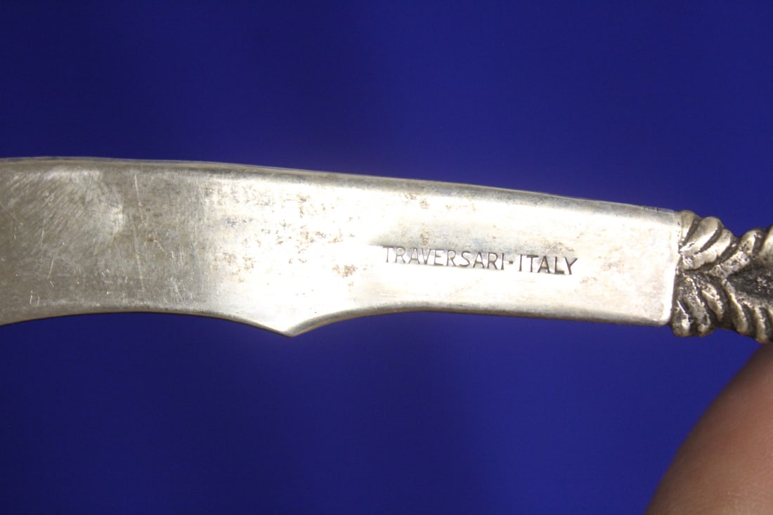 Traversari - Italy Silverplated Butter Knife - 3