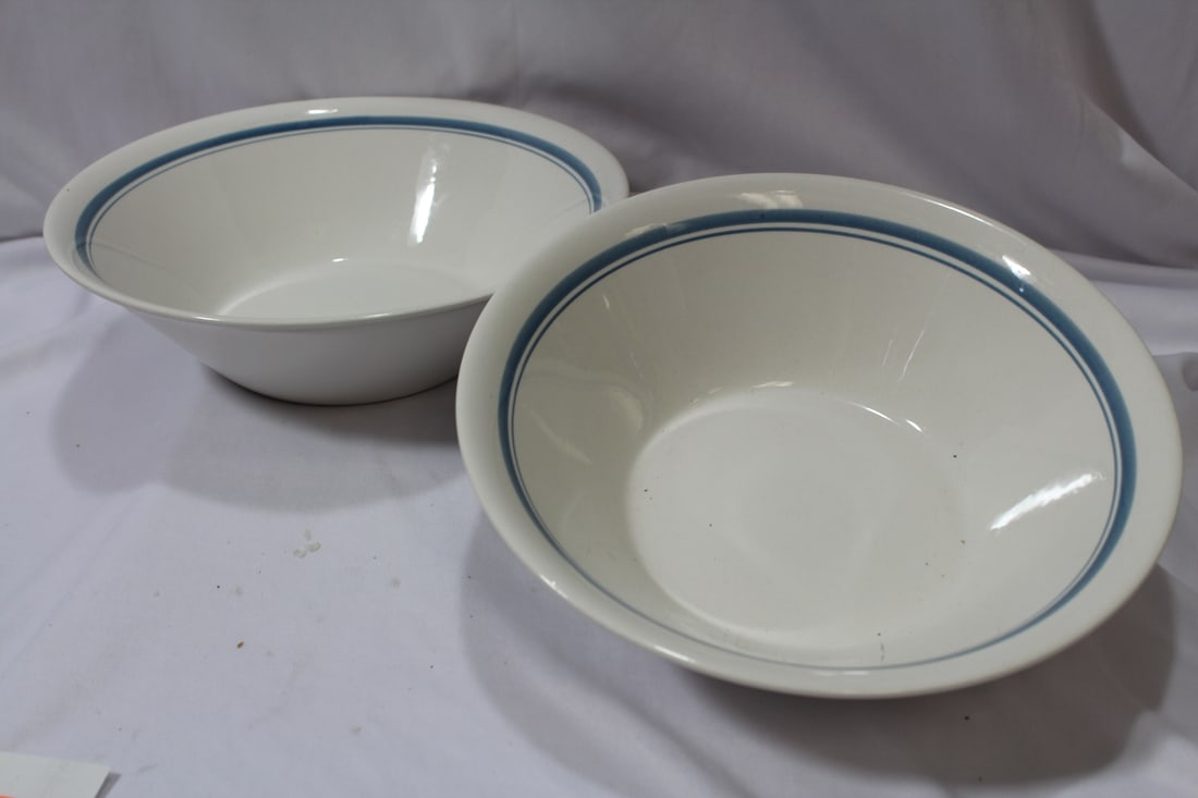Lot of 2 Korean Bowls: Possibly Vintage - 9 1/8" in diameter