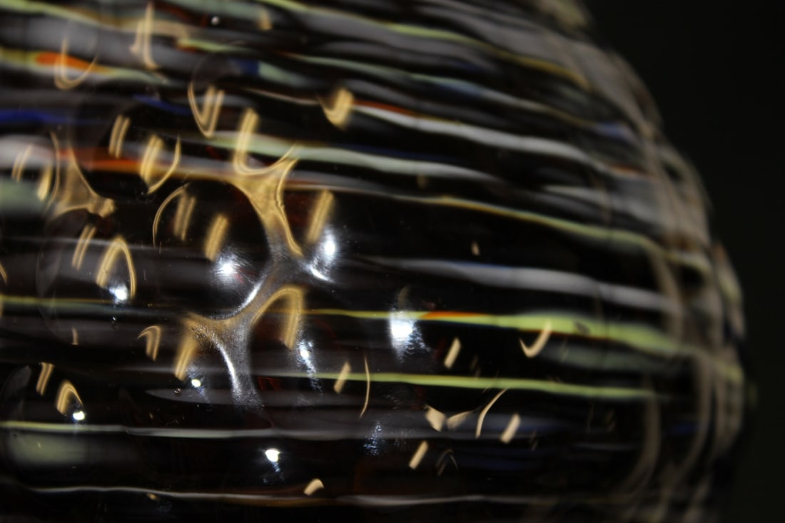 An Art Glass Owl Pitcher - 3