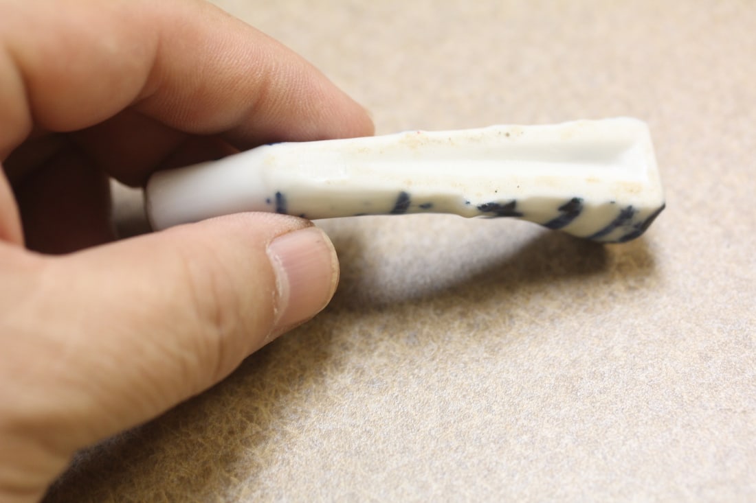 Japanese Porcelain Chop Stick Rest - 2