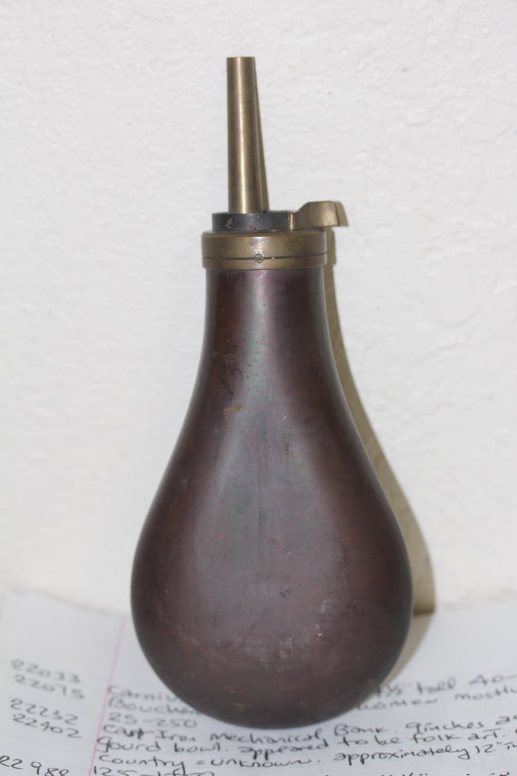 Antique Powder Horn or Flask - 3