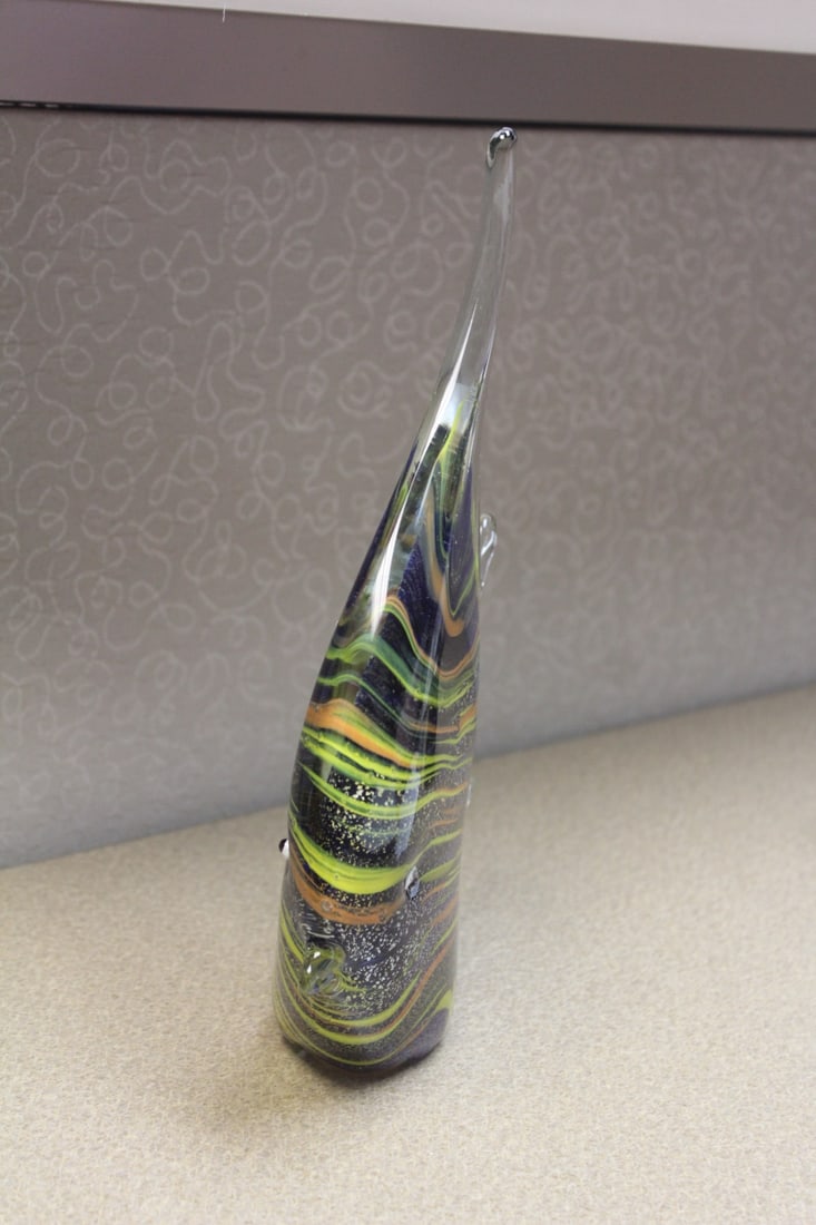 Art Glass Angelfish - 2