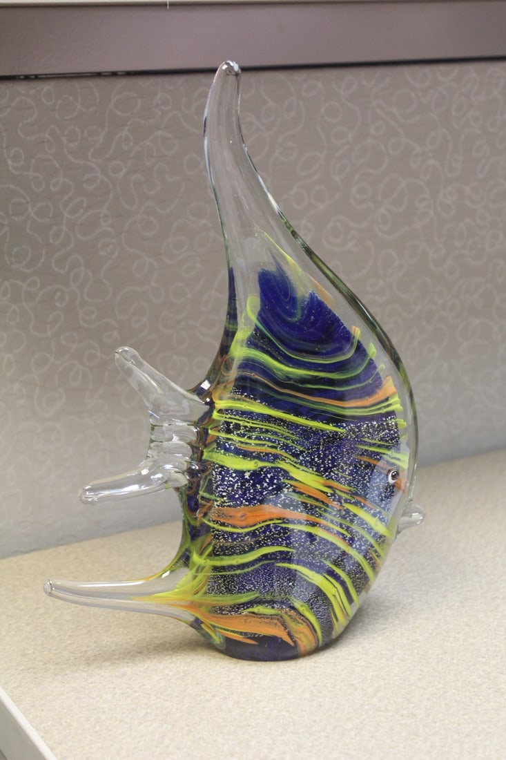 Art Glass Angelfish - 3