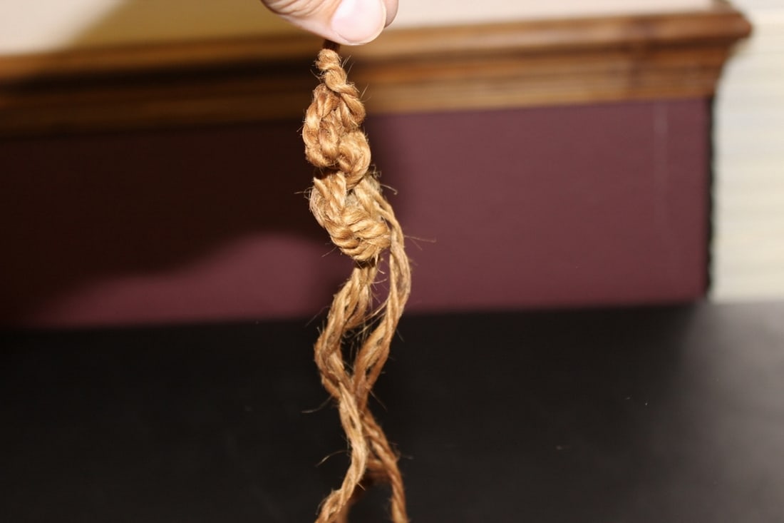 A Hanging Pottery Flower Pot - 7