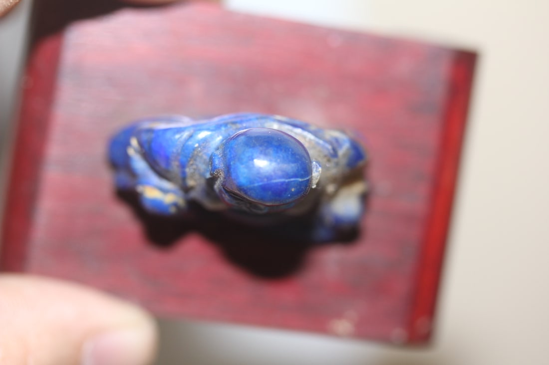 Small chinese Lapis Lazuli Buddha - 5