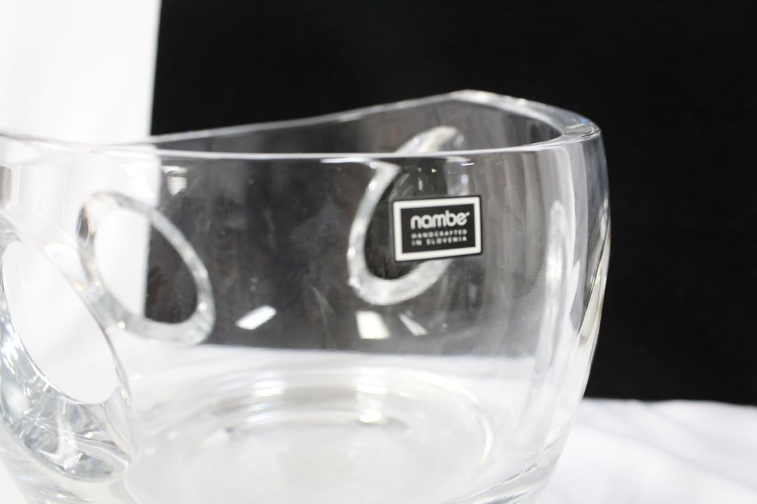 A Nambe Crystal Bowl - 10