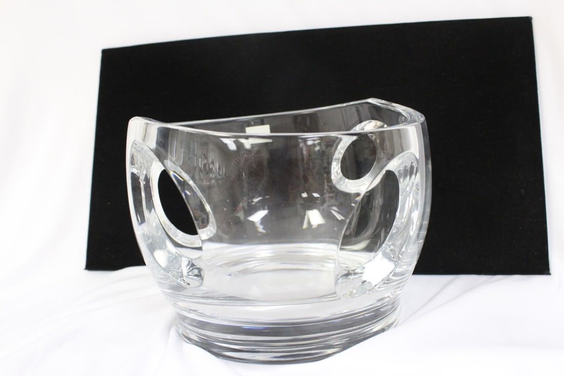 A Nambe Crystal Bowl - 3