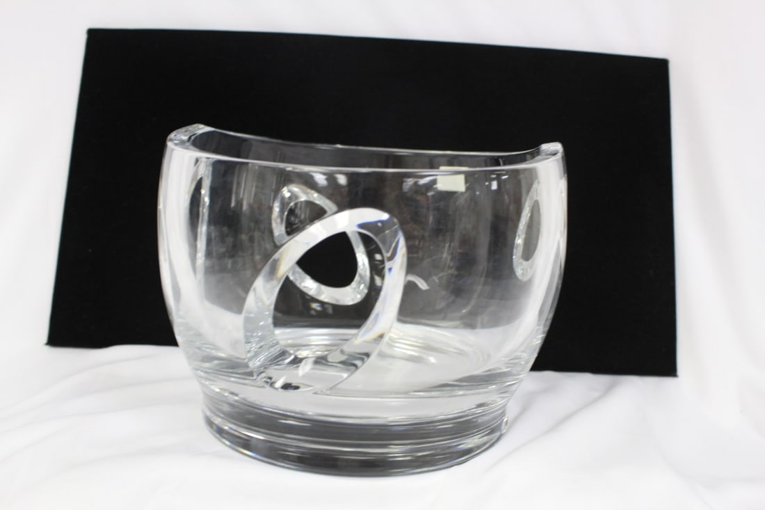 A Nambe Crystal Bowl - 4