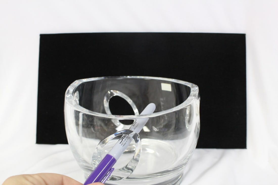 A Nambe Crystal Bowl - 5