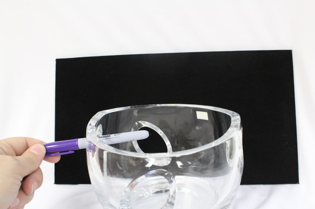 A Nambe Crystal Bowl - 6