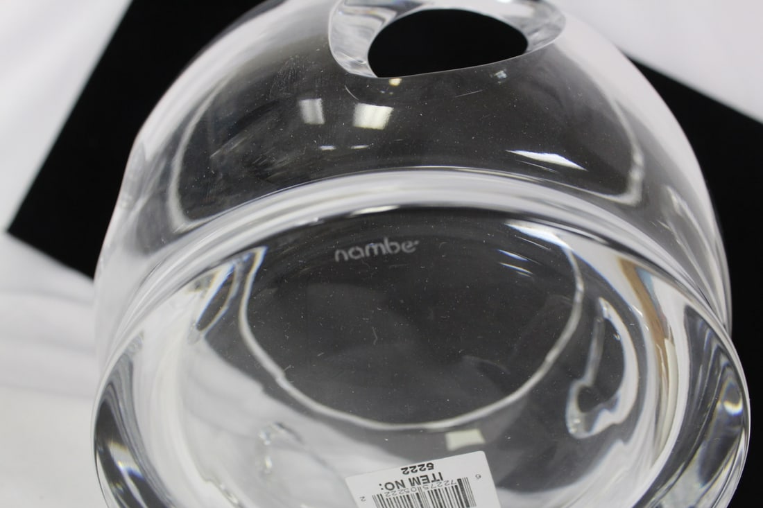 A Nambe Crystal Bowl - 9